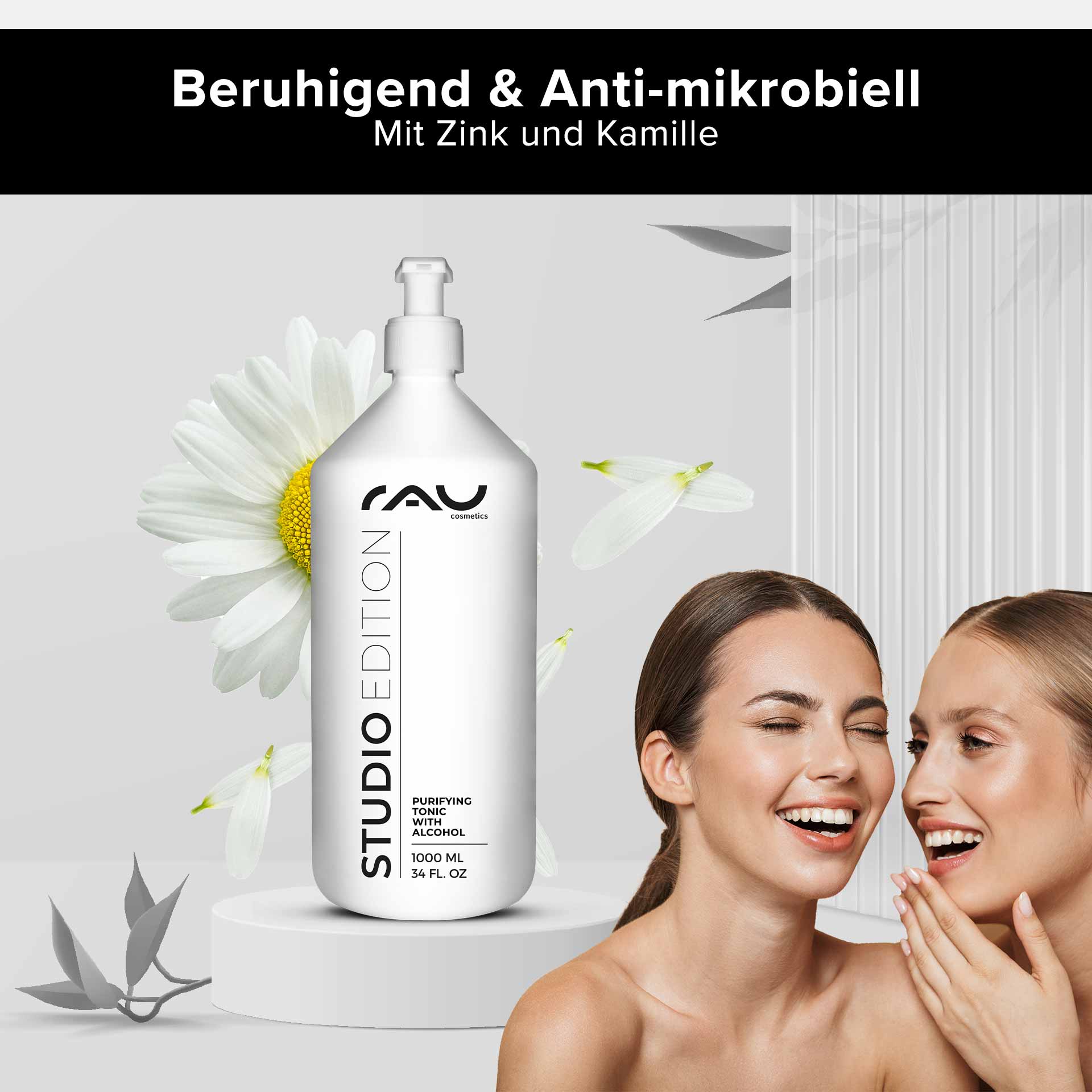 Purifying Tonic with alcohol 1000 ml contre les impuretés de la peau