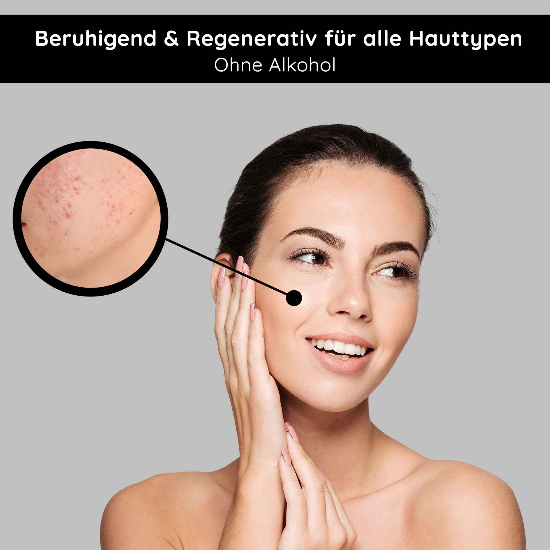 RAU Tonic alcohol-free 50 ml - Lotion Visage tonifiante avec Extraits d´Orties sans alcool Kopf, Person, Gesicht, Erwachsener, Frau