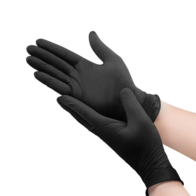 100 gants Nytryl noir taille M