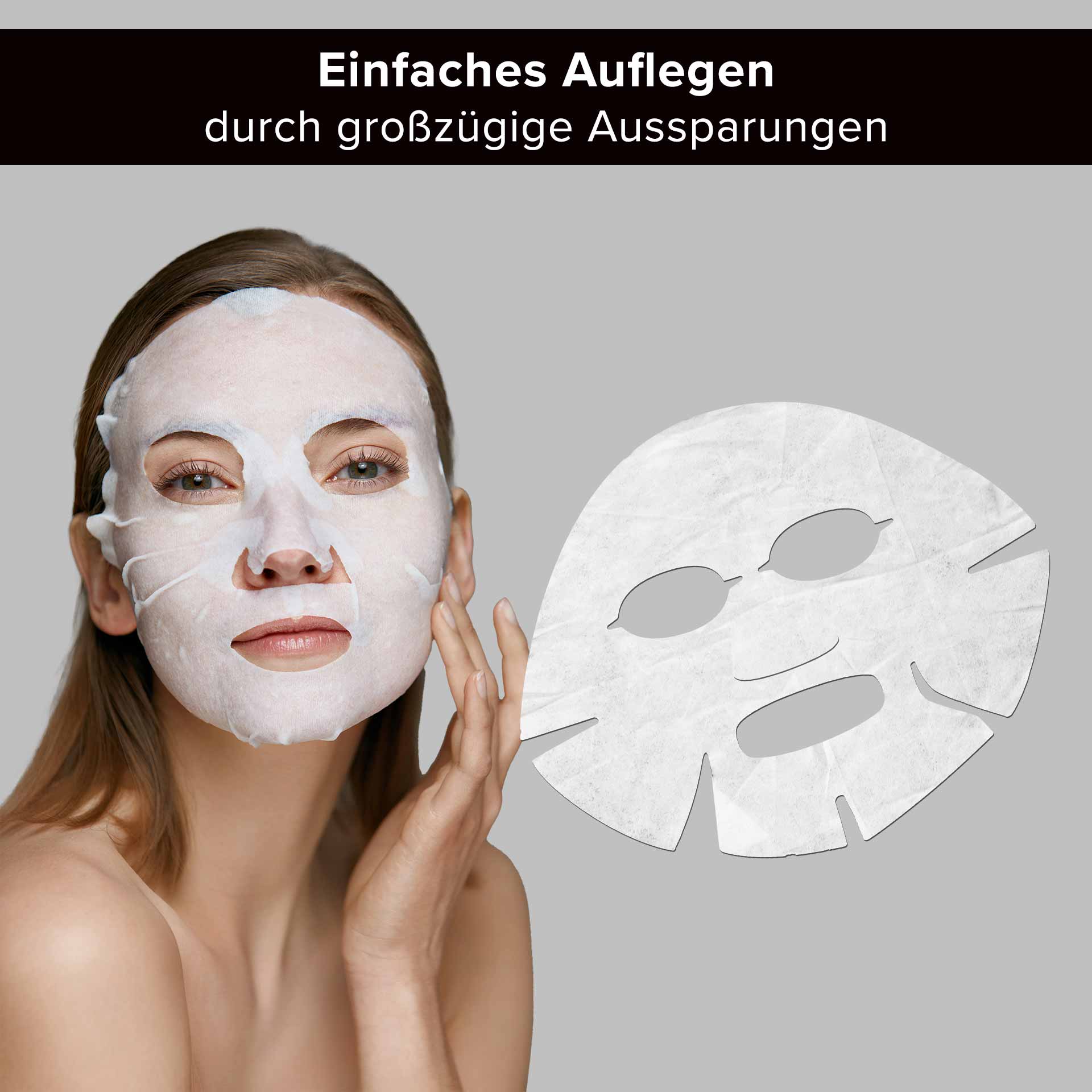 Collagen &amp; Hyaluronic Acid Mask Masque en non-tissé avec panthénol