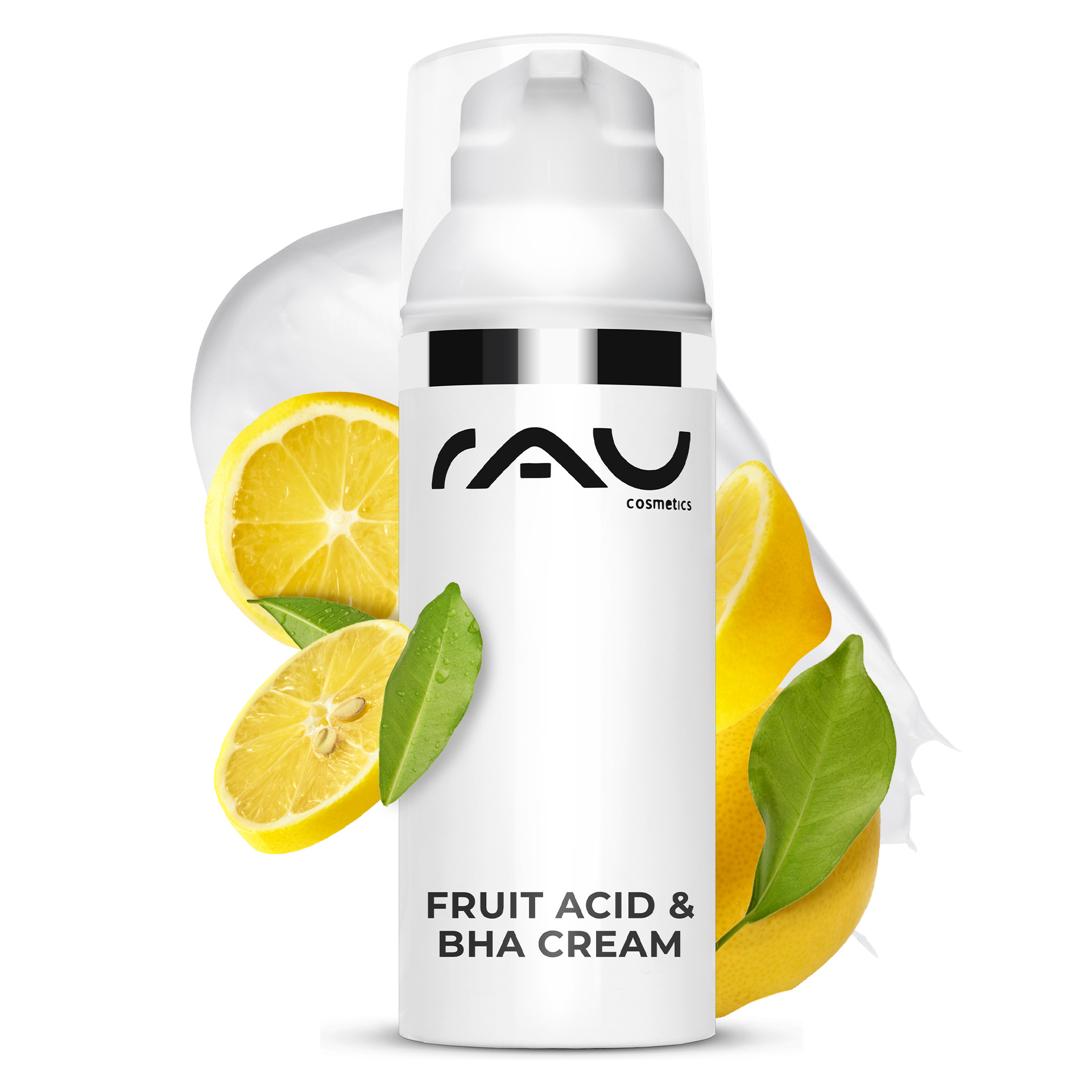 Fruit Acid & BHA Cream 50 ml - Crème aux acides de fruits BHA Zitrusfrucht, Obst, Produzieren, Zitrone, Shaker