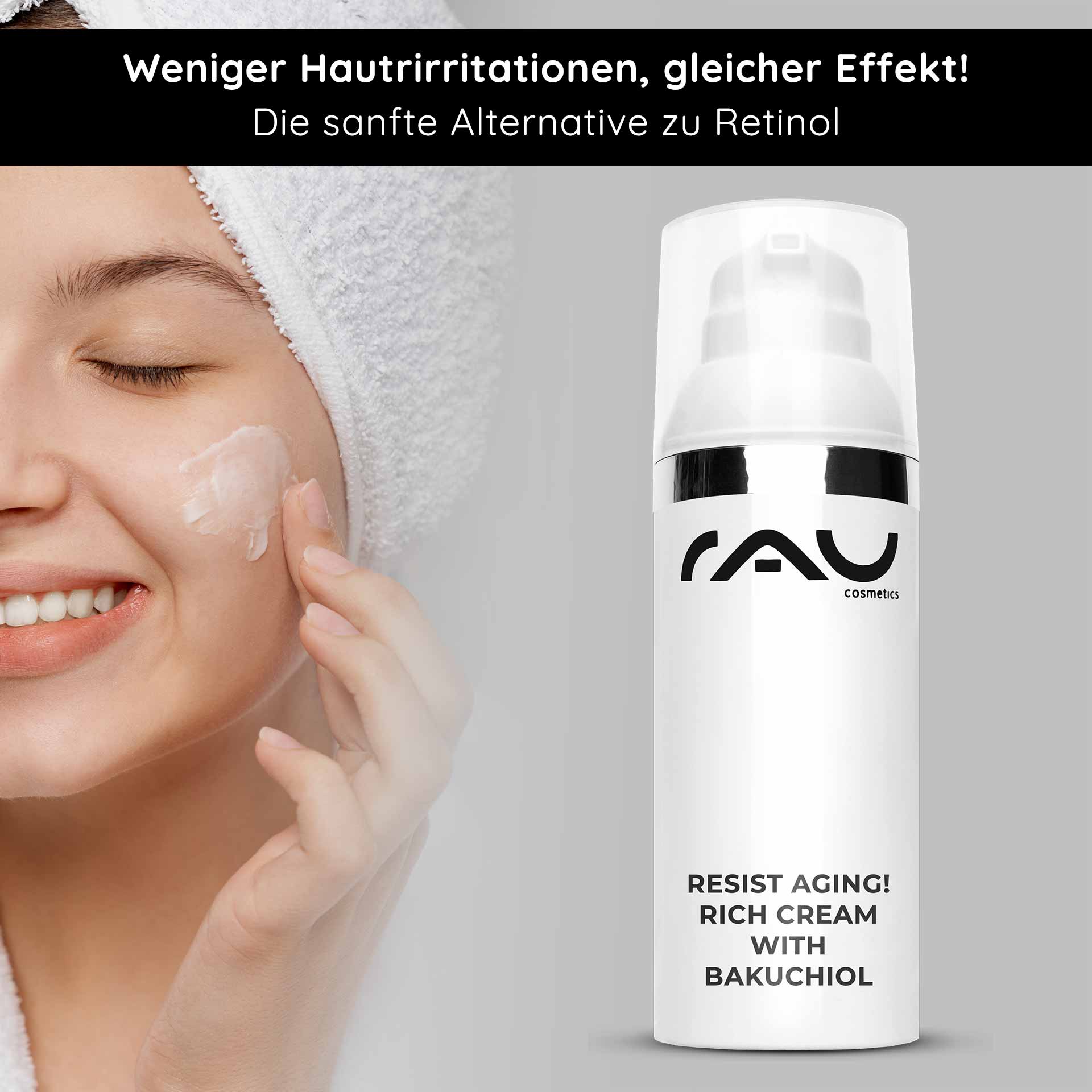 Résistez au vieillissement ! Crème riche au bakuchiol 50 ml Crème de nuit