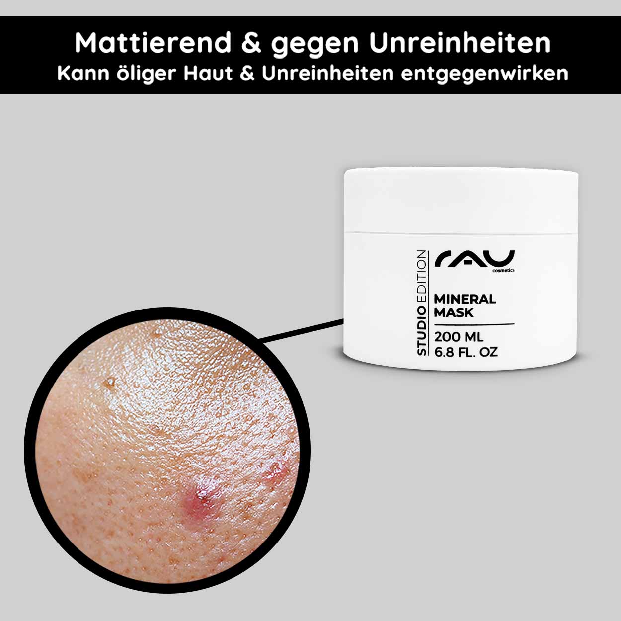 Mineral Mask 200 ml Masque matifiant pour le visage