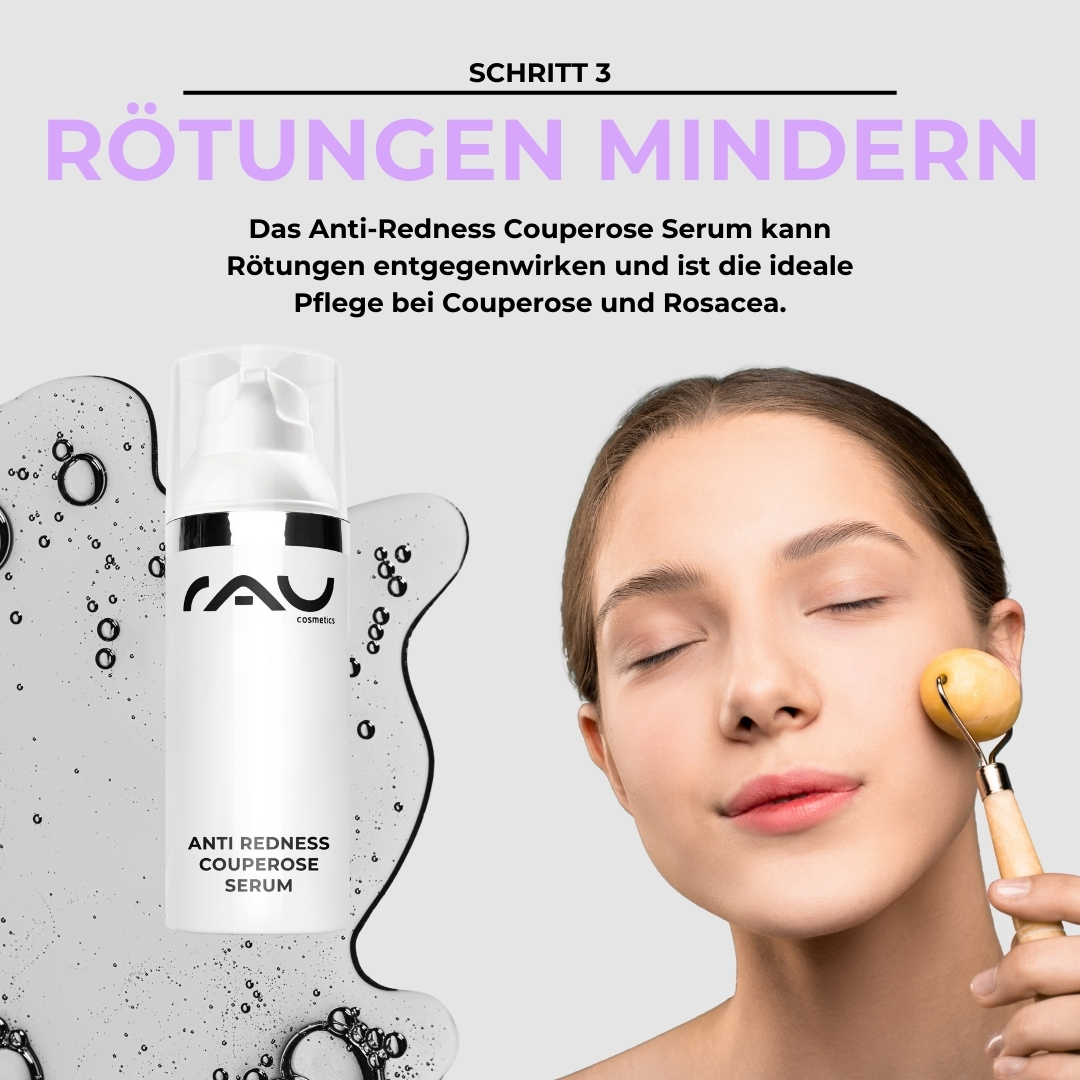 Routine de soins professionnels pour la couperose