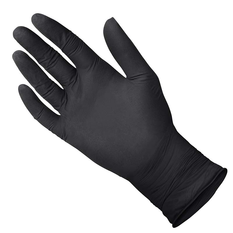 100 gants Nytryl noir taille M