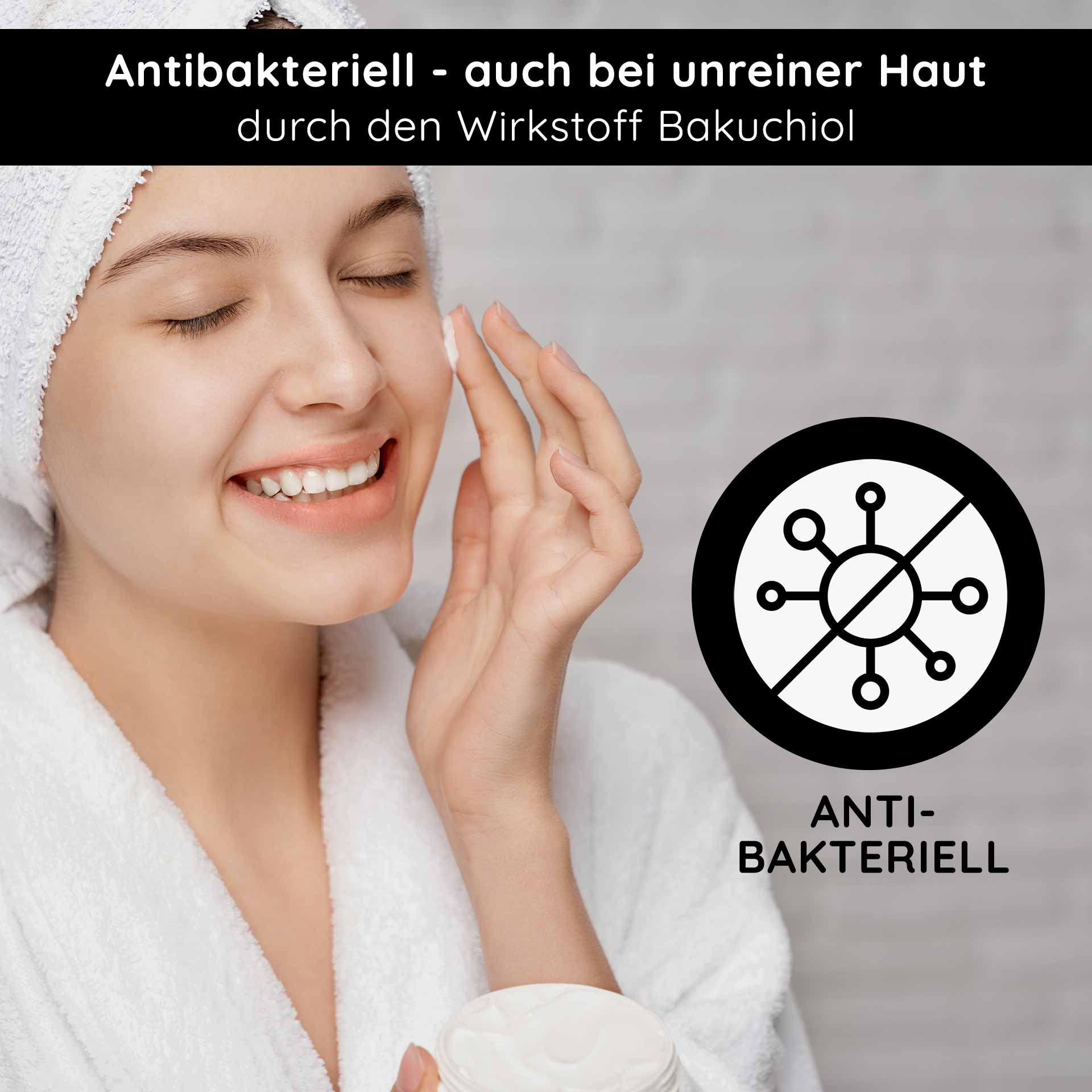 Résistez au vieillissement ! Crème riche au bakuchiol 50 ml Crème de nuit